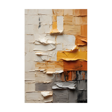 0010 - Quadro Espatulada 3D