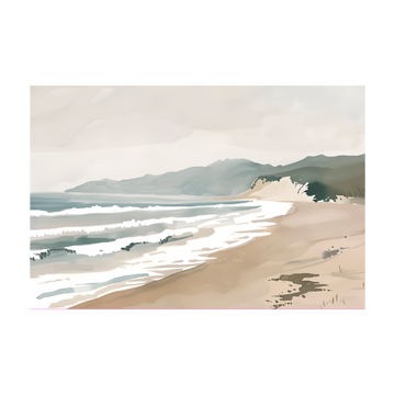 1141 - Quadro Paz na Praia
