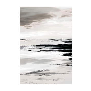 1144 - Quadro Abstrato no P&B