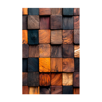 1160 - Quadros Cubos de Madeira I
