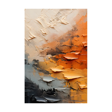 1214 - Quadro Espatuladas 3D 2