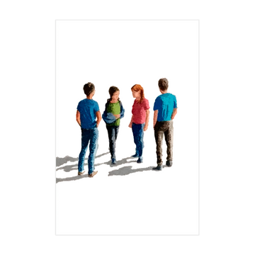 1262 - Quadro Quatro Olhares 2