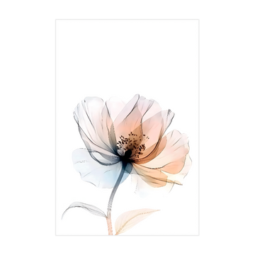 1291 - Quadro Rosa leve 1