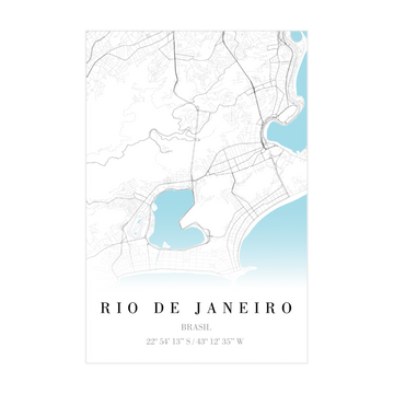 1379 - Quadro Mapa Rio de Janeiro