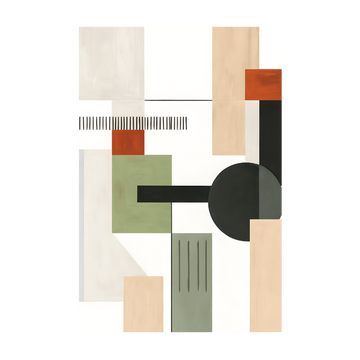 1446 - Quadro Geometric Caos