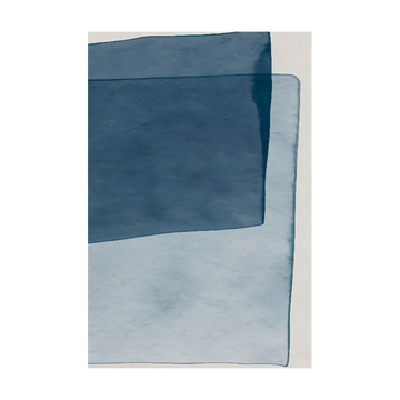 1453 - Quadro Azul Sobreposto