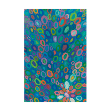 1478 - Quadro Formas Coloridas no Oceano