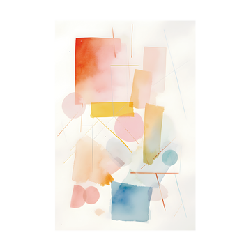 0153 - Quadro Formas Coloridas