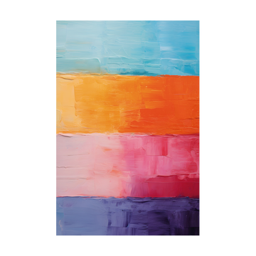 0234 - Quadro Faixas Coloridas