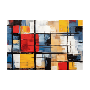 0253 - Quadro Mondrian Style
