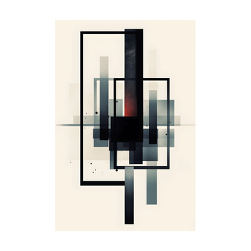 0305 - Quadro Gráfico Abstrato
