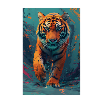 0369 - Quadro Artistico Tigre 1