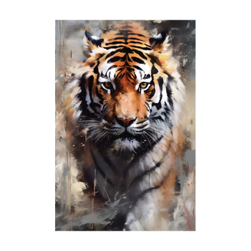 0371 - Quadro Pintura Tigre