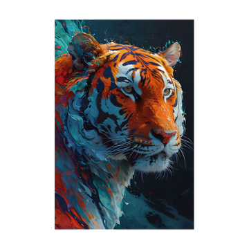 0372 - Quadro Artistico Tigre 3