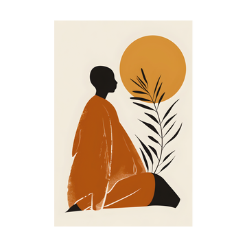 0387 - Quadro Abstract Yoga