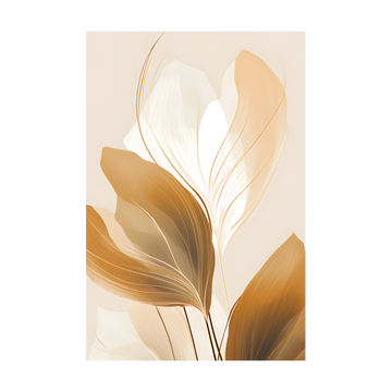 0395 - Quadro Pétalas Abstratas