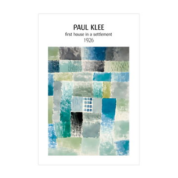 0583 - Quadro First House in Settlement - Paul Klee