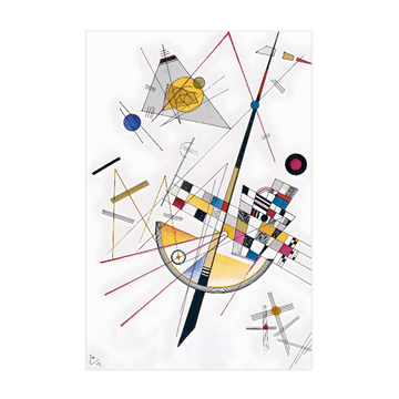 0593 - Quadro Delicada Tensão Nº 85 - 1923 - Kandinsky