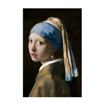 0601 - Quadro Girl with a Pearl Earrin - 1665 - Johannes Vermeer