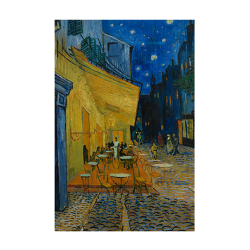 0618 - Quadro Café Terrace at Night - 1888 - Van Gogh