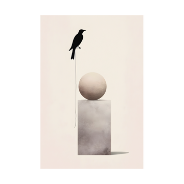 0067 - Quadro Surreal Bird