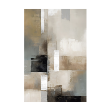 0701 - Quadro Pintura Abstrata Moderna