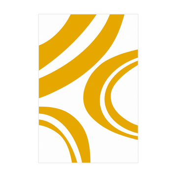0735 - Quadro Curvas Amarelas 1