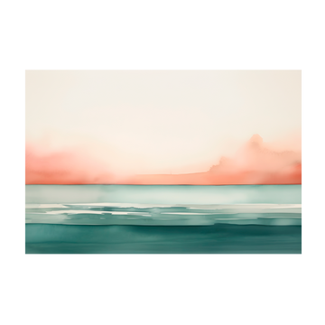 0978 - Quadro Azul e Rosa ao Luar
