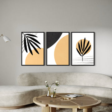 3007 - Trio de Quadros Vento leve