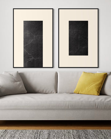 2240 - Dupla de Quadros Textura Geométrica
