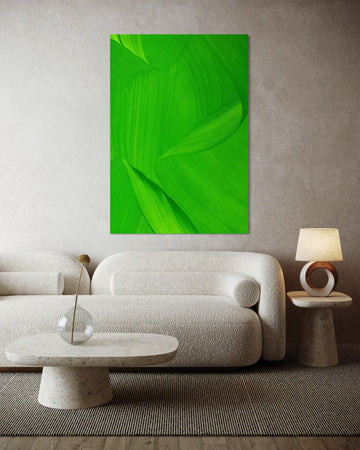 1526 - Quadro Abstrato Verde Vivo