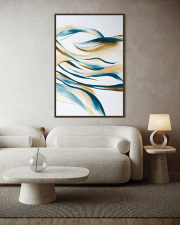 1437 - Quadro Abstrato Pintura Mimimalista