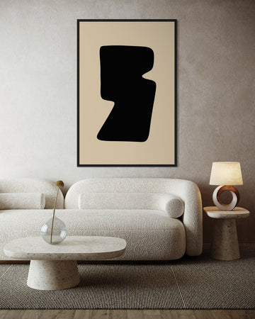 1563 - Quadro Abstrato Forma Contemporânea 2