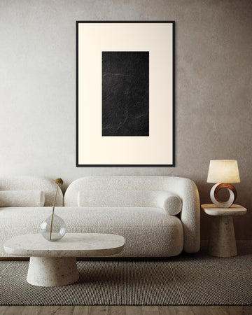 1536 - Quadro Abstrato Textura de Pedra 3
