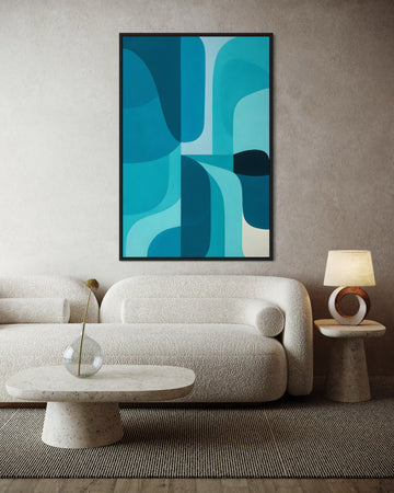 1560 - Quadro Abstrato Formas e Tons 2