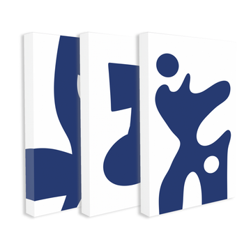 3016 - Trio de Quadros Código Azul