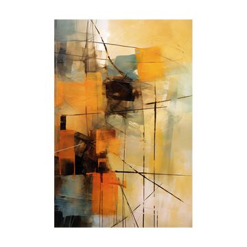 0008 - Quadro Modern yellow