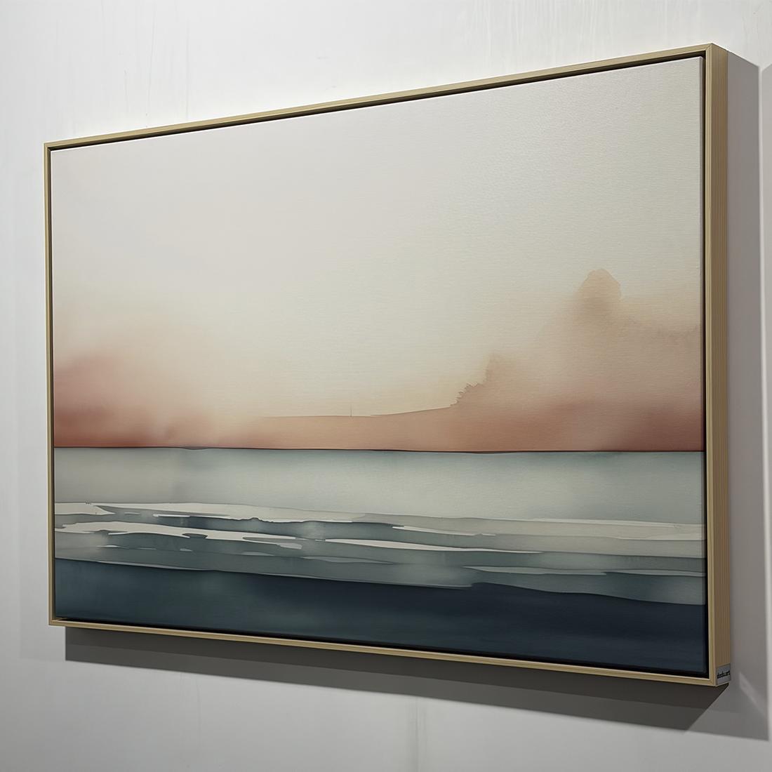 0978 - Quadro Azul e Rosa ao Luar