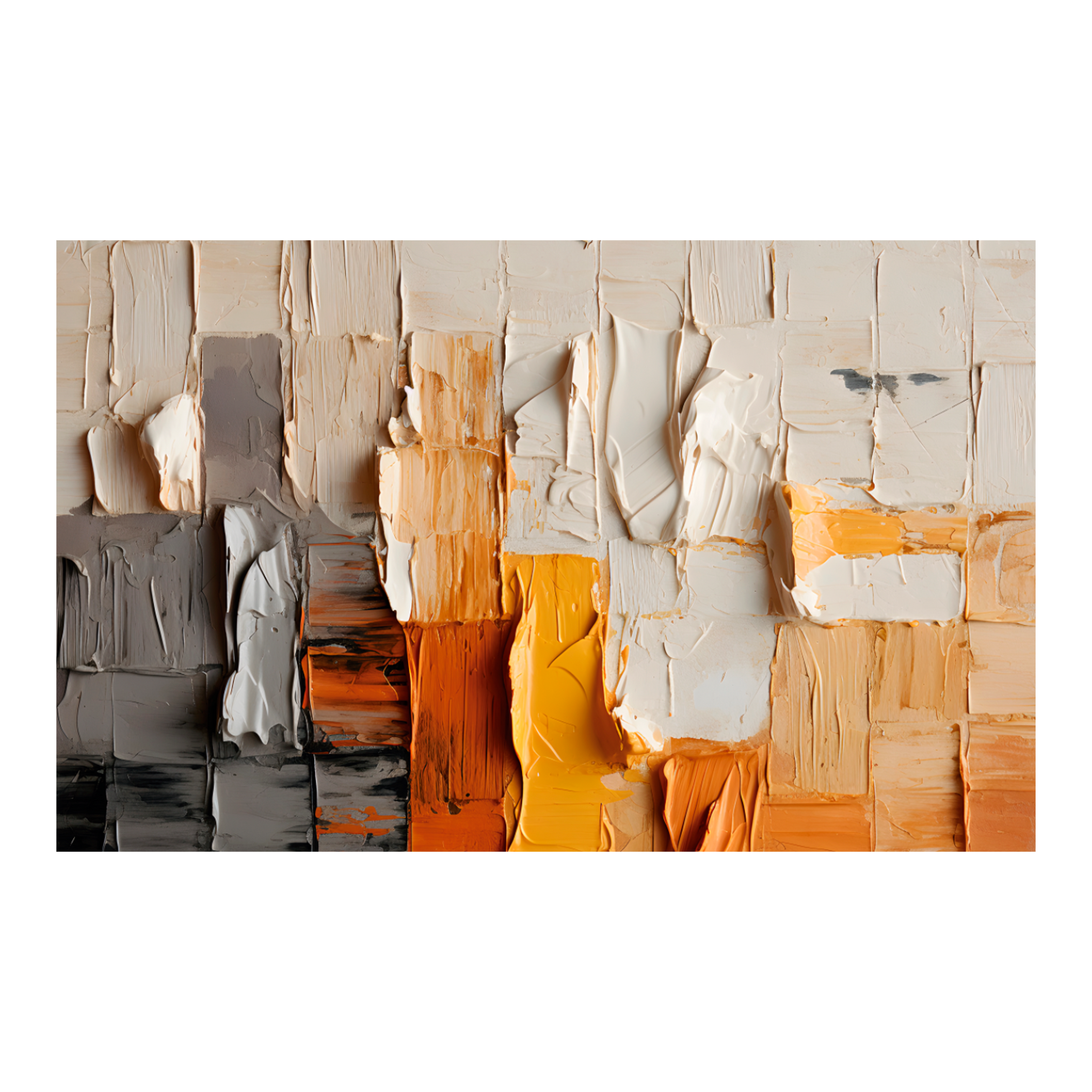 1332 - Quadro Espatulada 3D