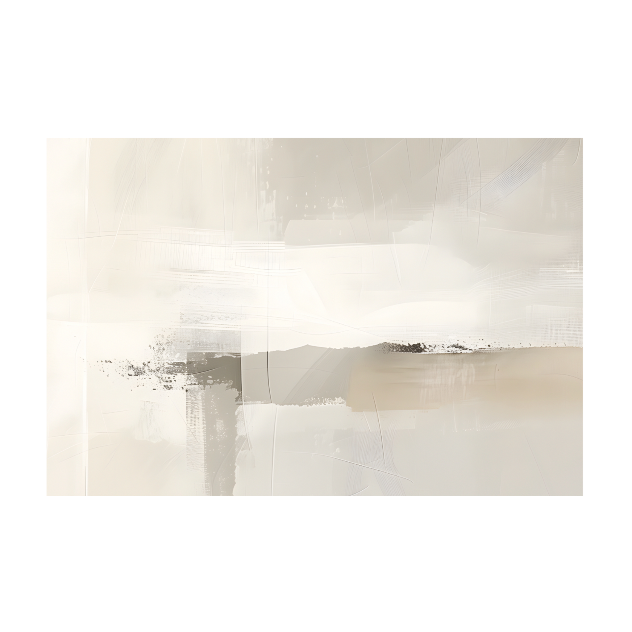 1004 - Quadro Tons de Bege