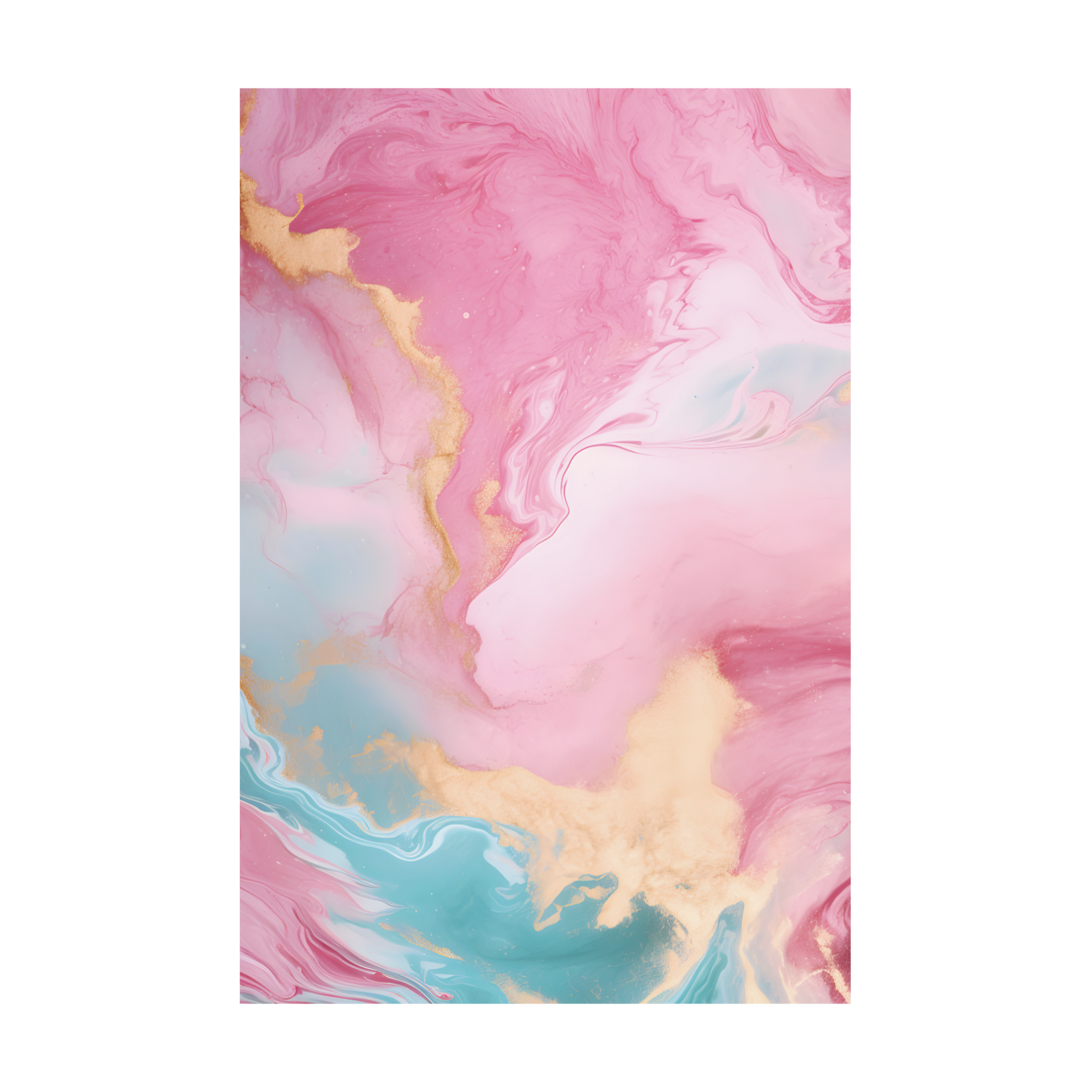 0102 - Quadro Aurora Rosa