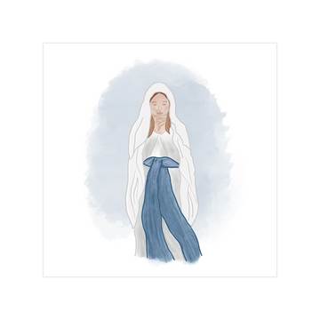1022 - Nossa Senhora de Lourdes (Quadrada)