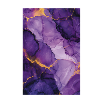 0103 - Quadro Alcohol ink Roxo