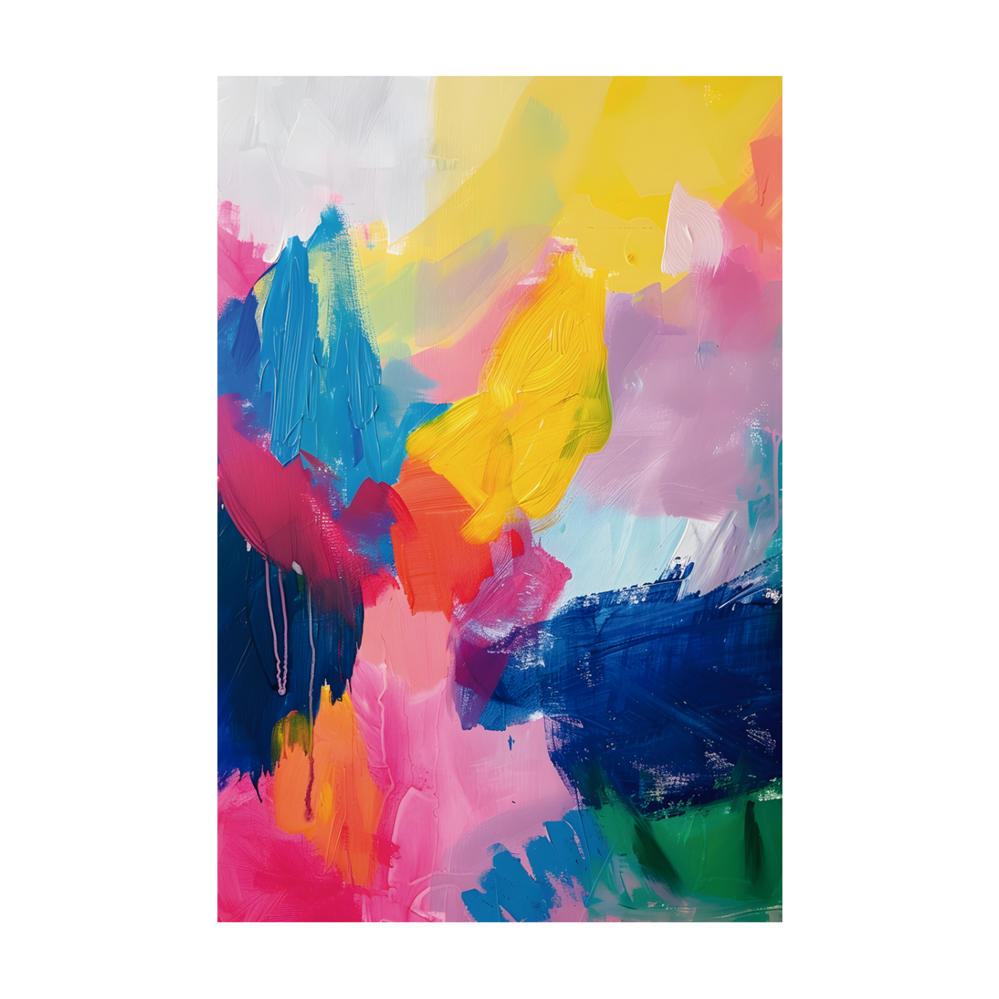 1053 - Quadro Expressão Colorida
