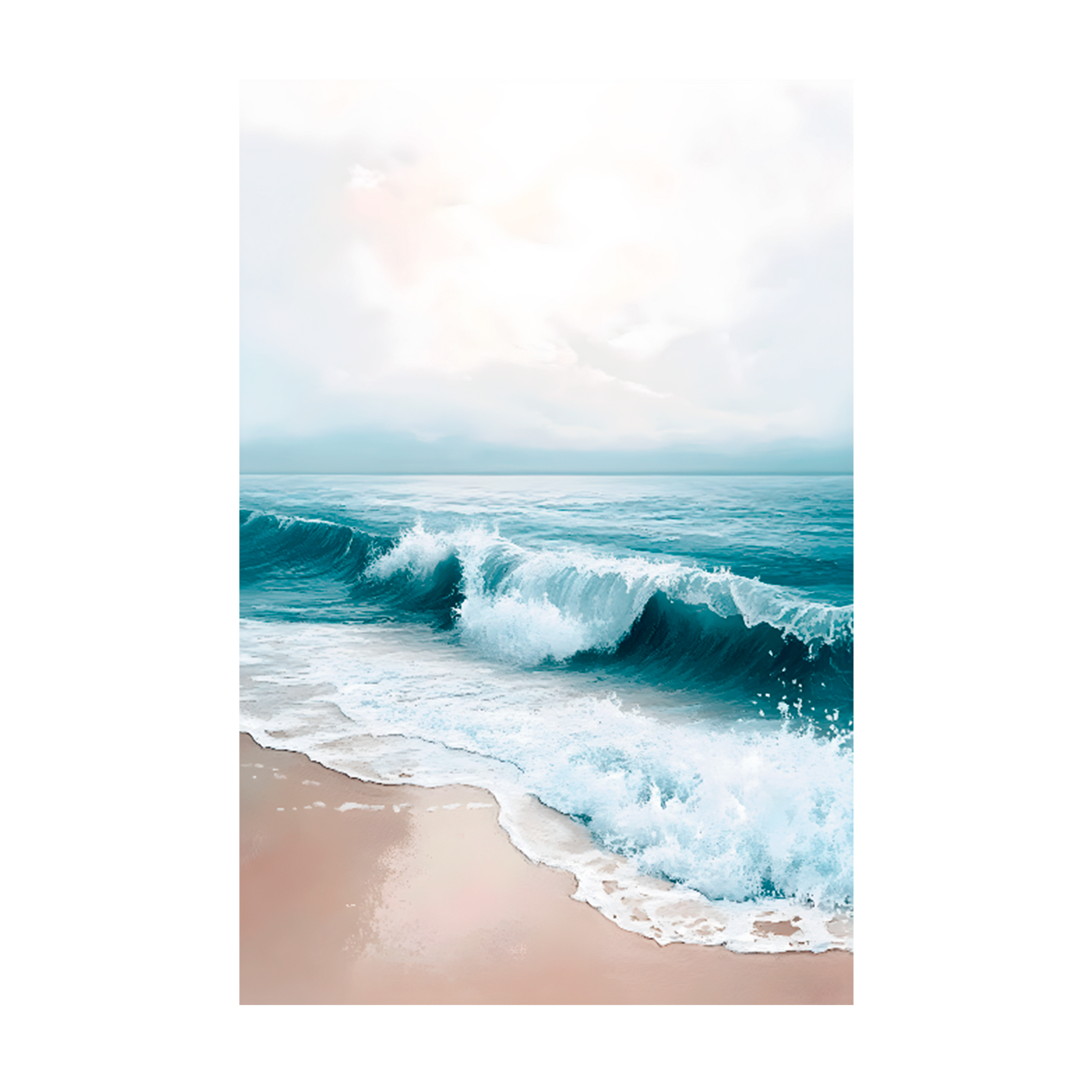 1104 - Quadro O Vento e o Mar