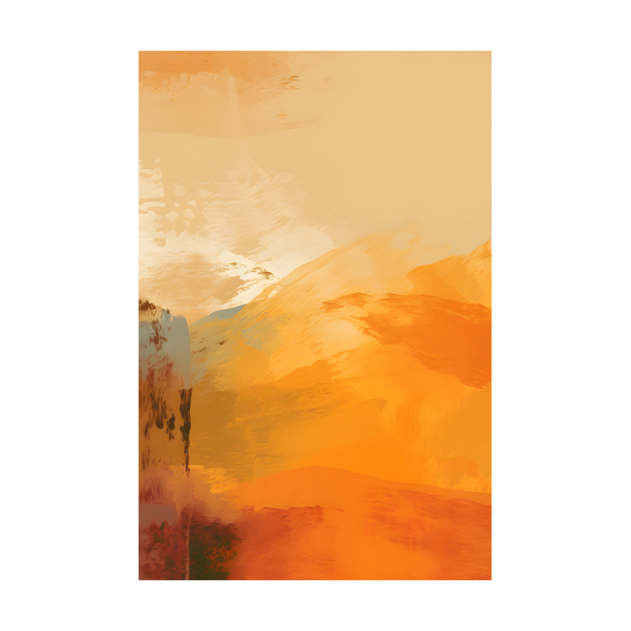0113 - Quadro Sunset mountain