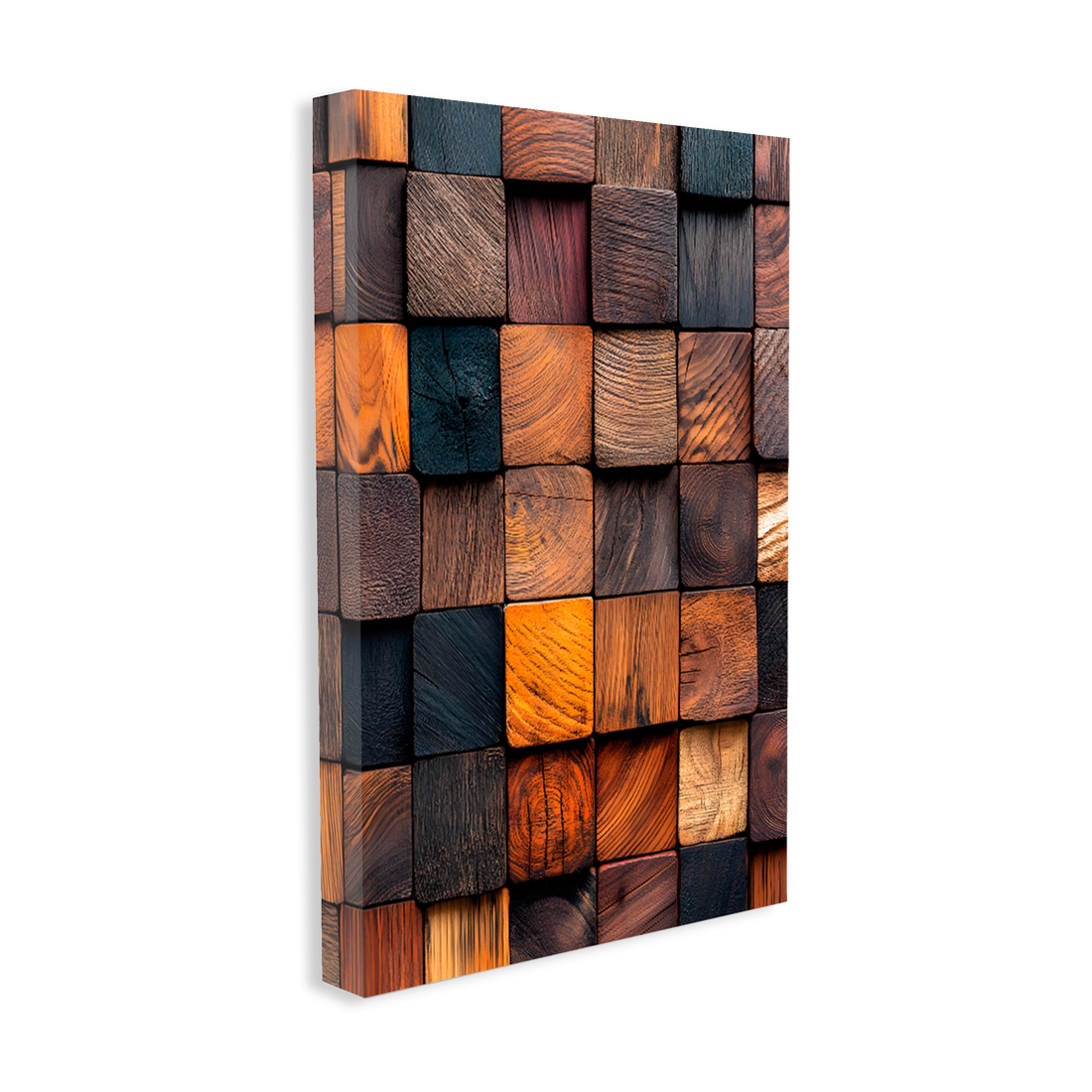 1160 - Quadros Cubos de Madeira I