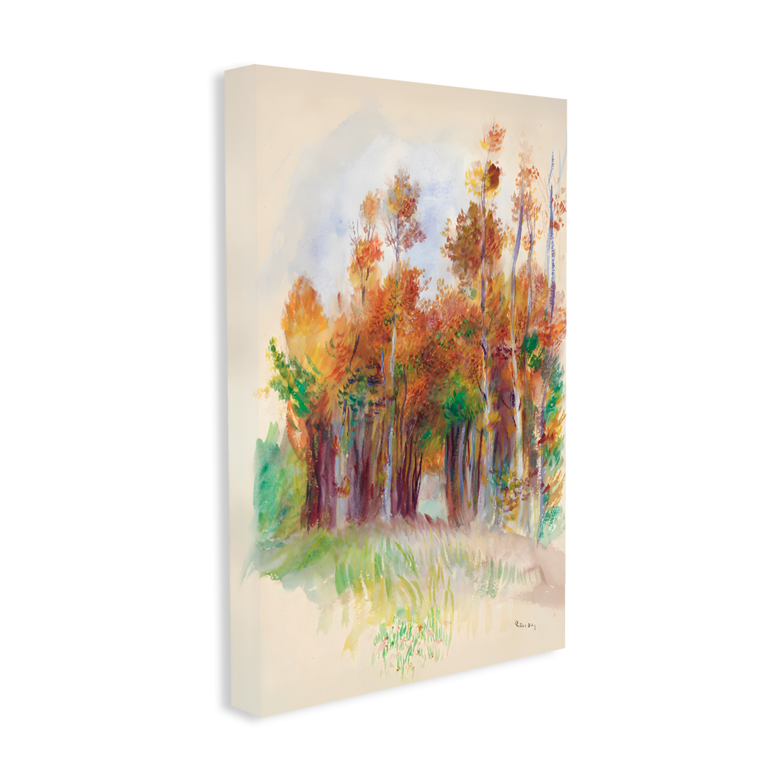 1174 - Quadro Grove of Trees - Pierre-Auguste Renoir - 1888-1890