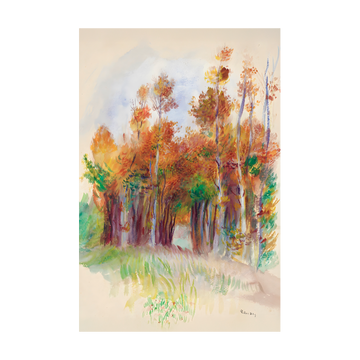 1174 - Quadro Grove of Trees - Pierre-Auguste Renoir - 1888-1890
