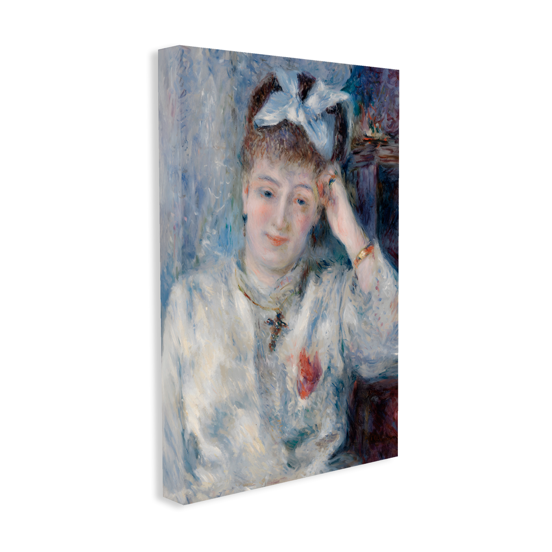 1175 - Quadro Portrait of Mademoiselle Marie Murer - Pierre-Auguste Renoir - 1877